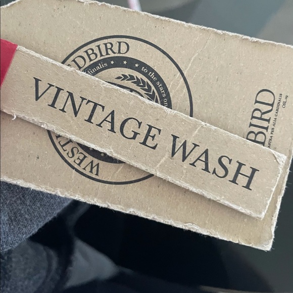 WESTHILL RED BIRD Sleeveless Vintage Wash Top - Picture 4 of 5